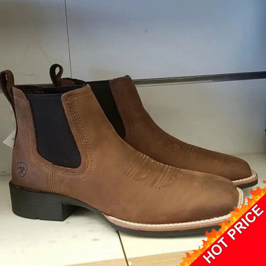 Mens Ariat 10031452 Booker Wide Square Toe Boot