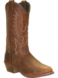 Abilene Mens 12" Tan Bison Cowboy Boot 6403