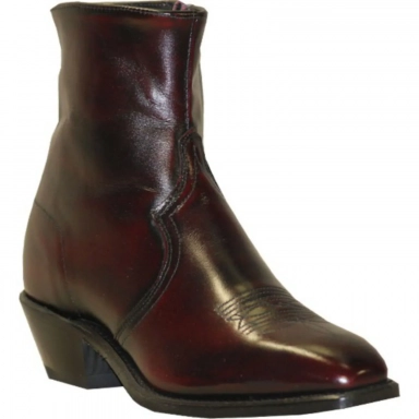 Abilene Mens 7 Inch USA Made Leather Square Toe Western Cowboy Boot