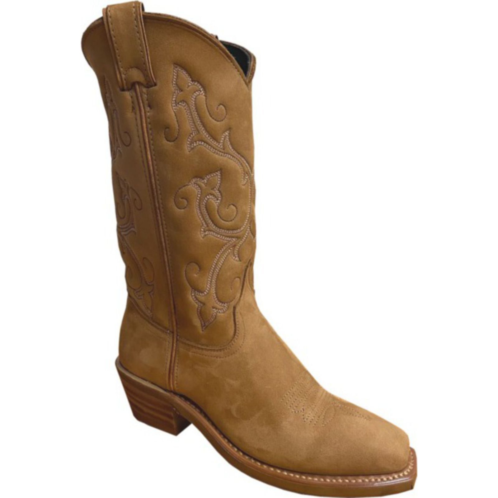 tan square toe cowboy boots