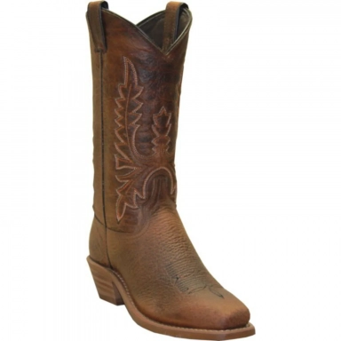 Abilene Womens 11 Inch USA Made Bison Leather Square Toe Western