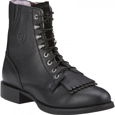 Ariat Womens Riding Boot 6 Inch Black Deertan