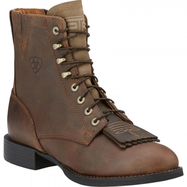 Ariat Womens Riding Boot 6 Inch Distressed Brown