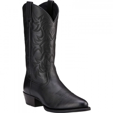 Ariat Mens Cowboy Boot 13 Inch Black Deertan
