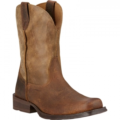 Ariat Mens Square Toe Cowboy Boot 11 Inch Earth 10002317