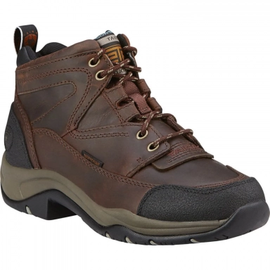 Ariat Womens Waterproof Round Toe Riding Boot 4 Inch Copper
