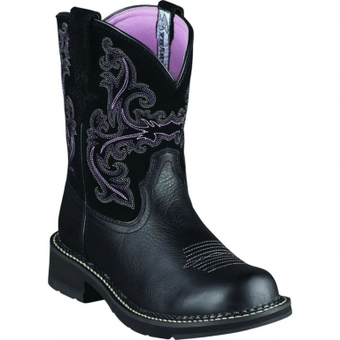 Ariat Womens Cowgirl Boot 8 Inch Black Deertan 10004729