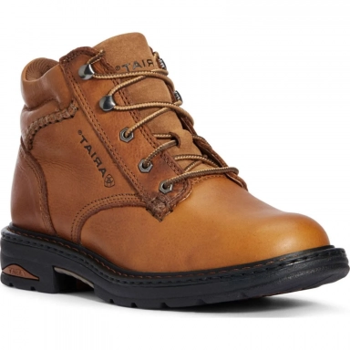 Ariat Womens Western Work Boot 5 Inch Dark Peanut