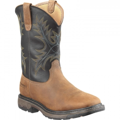 Ariat Mens Waterproof Steel Toe Western Work Boot 11 Inch