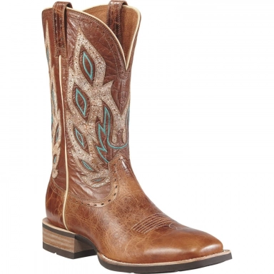 Ariat Mens Square Toe Cowboy Boot 13 Inch Beasty Brown