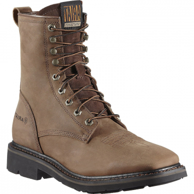 Ariat Mens 8 Inch Wide Square Toe Work Boot