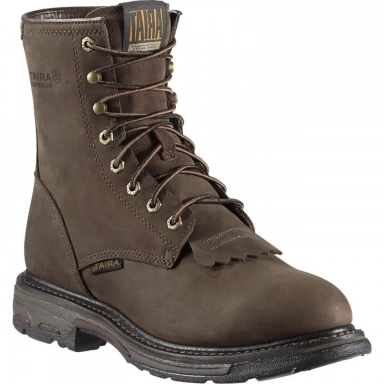 Ariat Mens Waterproof Western Work Boot 8 Inch