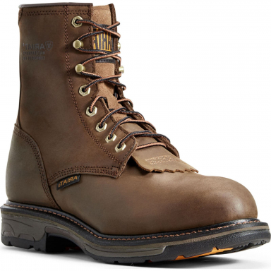 Ariat Mens 8 Inch Composite Toe Roper Work Boot