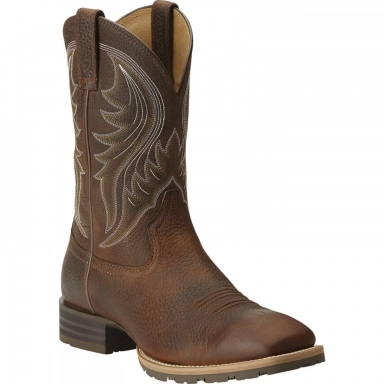 Ariat Mens Square Toe Cowboy Boot 11 Inch Brown Oiled