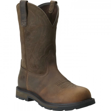 Ariat Mens Steel Toe Western Work Boot 10 Inch 10014241