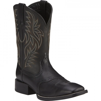 Ariat Mens Square Toe Cowboy Boot 11 Inch Black 10016292