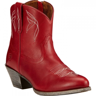 Ariat Womens Cowgirl Boot 7 Inch Rosy Red