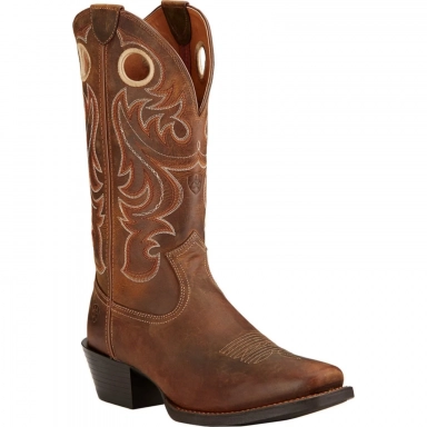Ariat Mens Square Toe Cowboy Boot 13 Inch Powder Brown