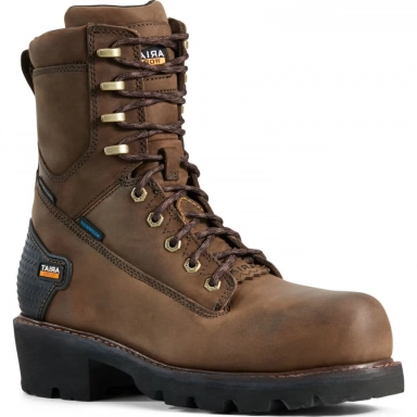 Ariat Mens Waterproof Composite Toe Work Oily Distressed