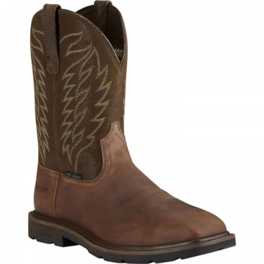 Ariat Mens Steel Toe Western Work Boot 10 Inch 10021108