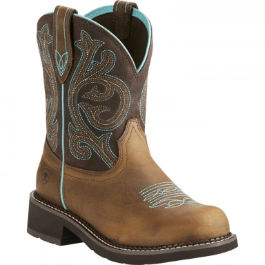 Ariat Womens Cowgirl Boot 8 Inch Distressed Brown