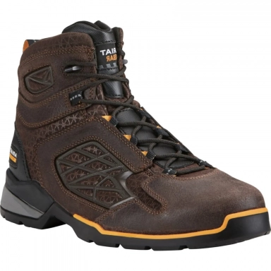 Ariat Mens Composite Toe Work Boot 6 Inch Chocolate Brown