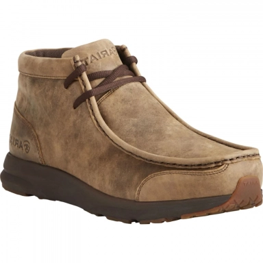 Ariat Mens Driving Moc 4 Inch Brown Bomber