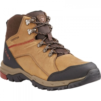 Ariat Mens Waterproof Hiking Boot 5 Inch Distressed Brown