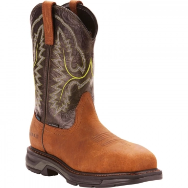 Ariat Mens Waterproof Carbon Toe Western Work Boot 11 Inch