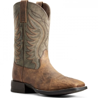Ariat Mens Square Toe Cowboy Boot 11 Inch Sorrel Crunch