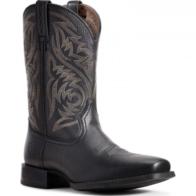 Ariat Mens Square Toe Cowboy Boot 11 Inch Black 10029743