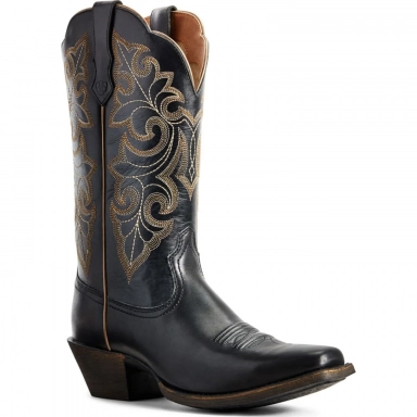 Ariat Womens Square Toe Cowgirl Boot 11 Inch Limousine Black