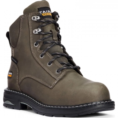 Ariat Womens Composite Toe Work Boot 6 Inch Shadow