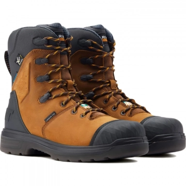 Ariat Mens Waterproof Carbon Toe Work Boot 8 Inch 10033998