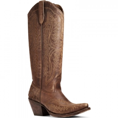 Ariat Womens Cowgirl Boot 16 Inch Naturally Distressed