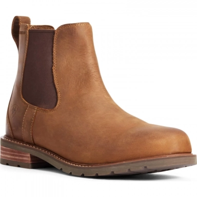 Ariat Mens Waterproof Riding Boot 6 Inch Weathered Brown