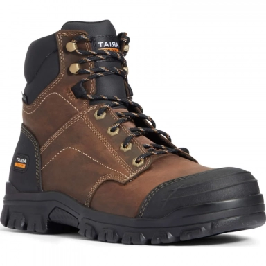 Ariat Mens Steel Toe Work Boot 6 Inch Distressed Brown