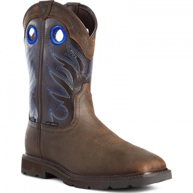 Ariat Mens Waterproof Steel Toe Western Work Boot 10034720