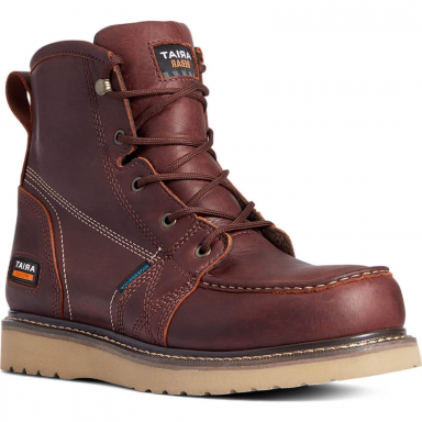 Ariat Mens Rebar Wedge 6" Moc Toe H2O Boot 10035916