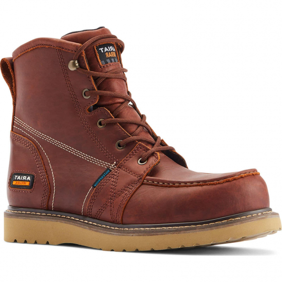 Ariat Mens Rebar Wedge 6" Moc Toe H2O Boot 10035917