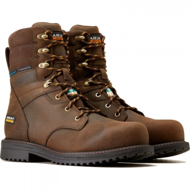 Ariat Mens Waterproof Composite Toe Work Boot 8 10035989