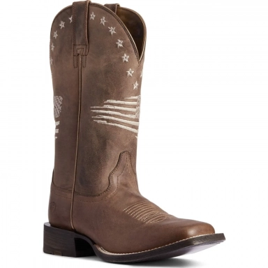 Ariat Womens Cowgirl Boot 11 Inch Weathered Tan