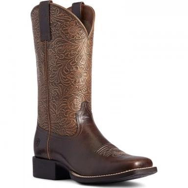Ariat Womens Cowgirl Boot 11 Inch Arizona Brown