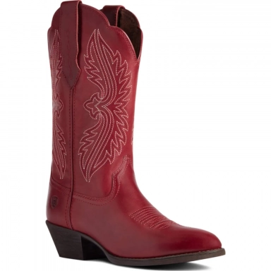 Ariat Womens Cowgirl Boot 11 Inch Rosy Red