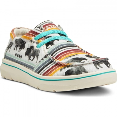 Ariat Youth Cowboy Boot Buffalo Print