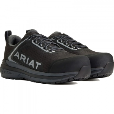 Ariat Womens Composite Toe Western Work Boot Black Charcoal