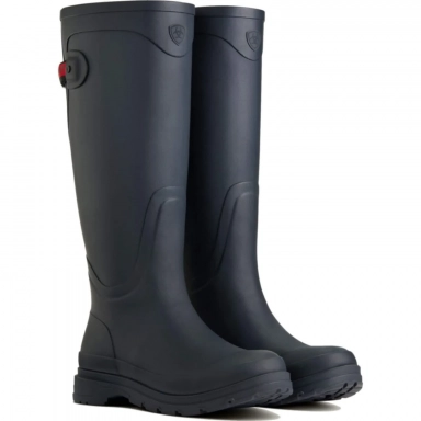 Ariat Womens Waterproof Round Toe Rubber Boot 14 Inch Navy