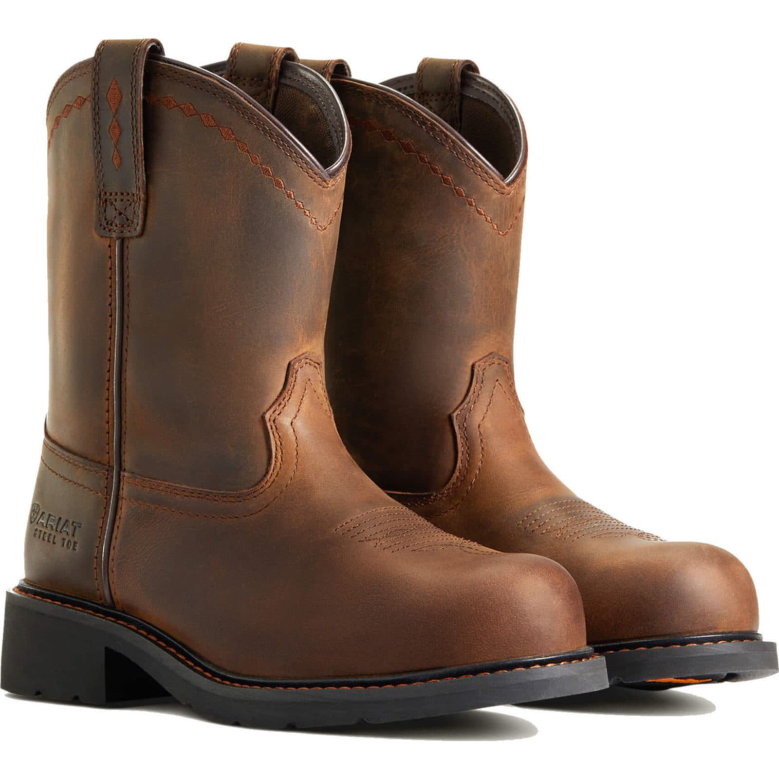 Shop Ariat Womens Fatbaby Work PullOn Boot 10040431 Save 20 + Free