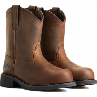Ariat Womens Steel Toe Western Work Boot 8 Inch