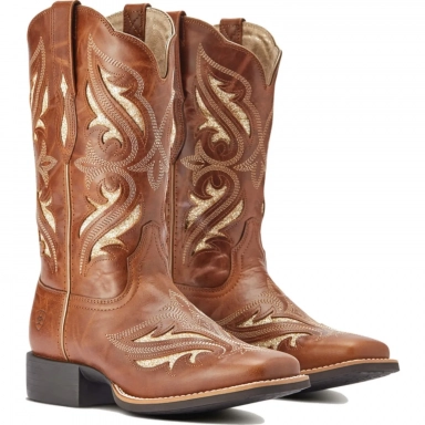 Ariat Womens Cowgirl Boot 11 Inch Beige Khaki